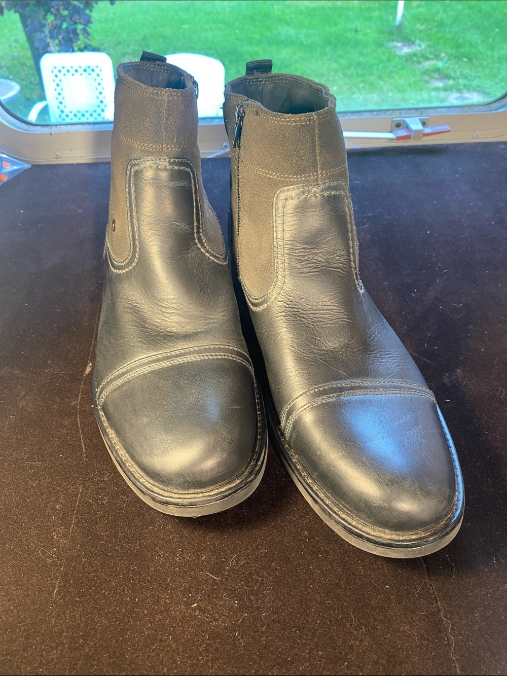 Alfani Men’s Black Leather Chukka Boots